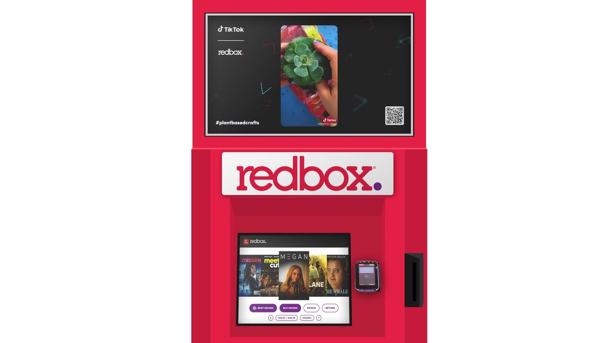 TikTok comes to Redbox kiosks as part of OOH push